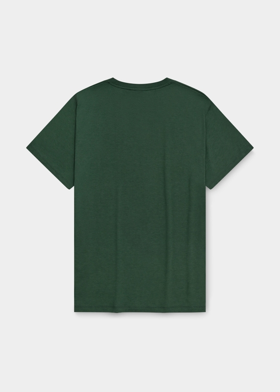 T-Shirt "Edelweiß Sommerfrische" - dunkelgrün