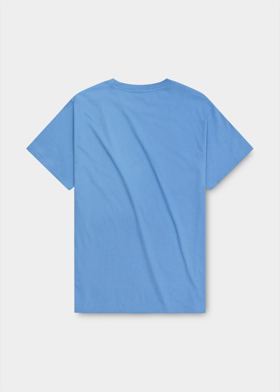 T-Shirt "Peanuts: Radln" - blau