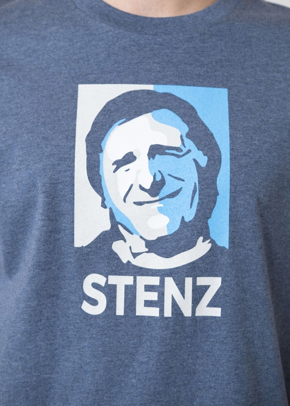 T-Shirt "Stenz" - dunkelblau