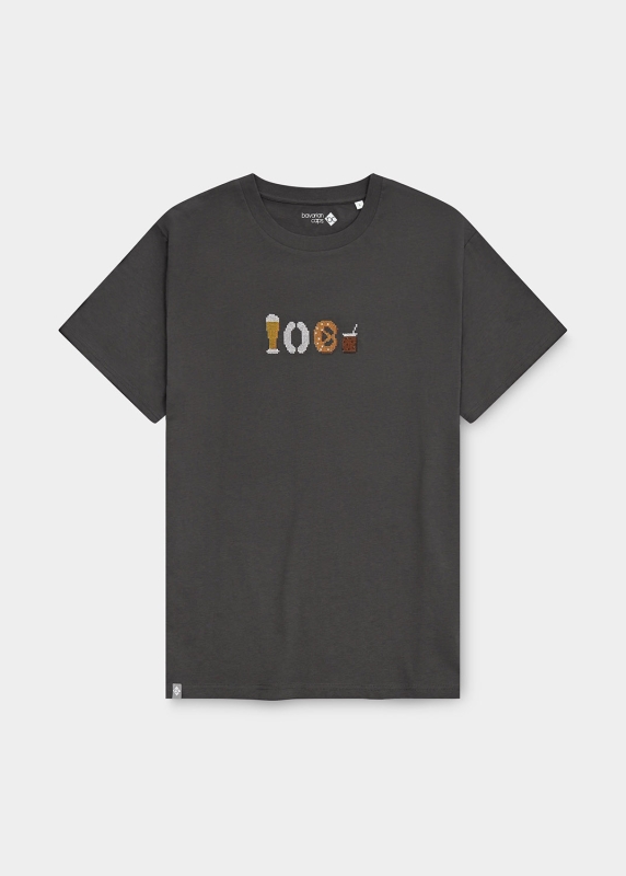 T-Shirt "Weißwurschtfrühstück" - anthrazit