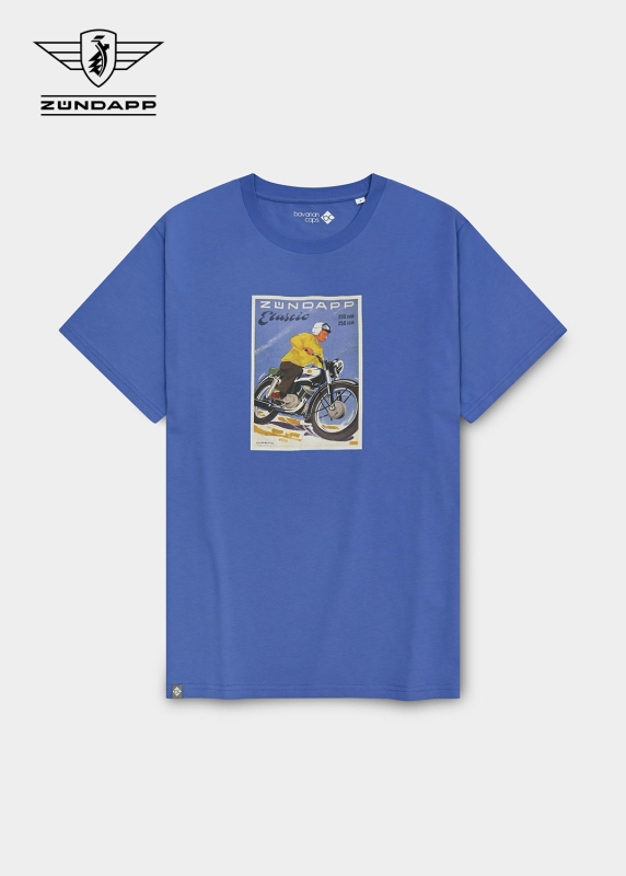 T-Shirt "Zündapp Elastic" - blau