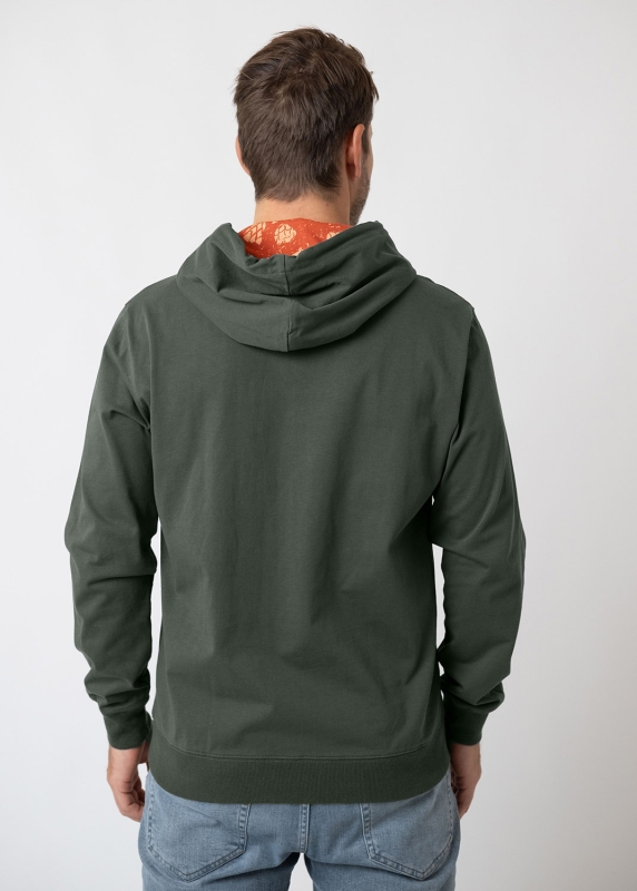 Zipper "Hopfenernte" - dunkelgrün