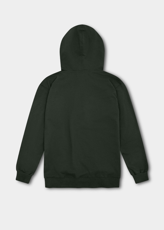 Zipper "Hopfenernte" - dunkelgrün