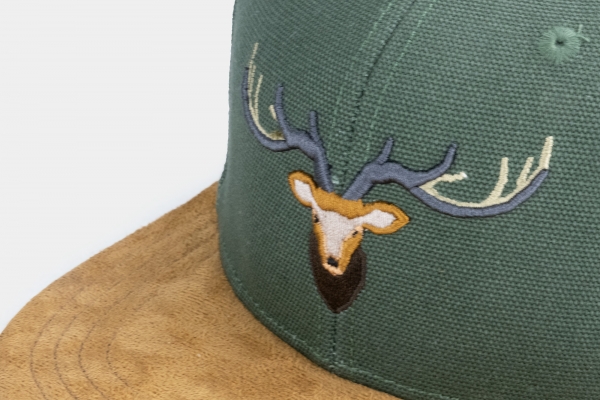 "Waldhirsch" - dunkelgrün (Snapback)