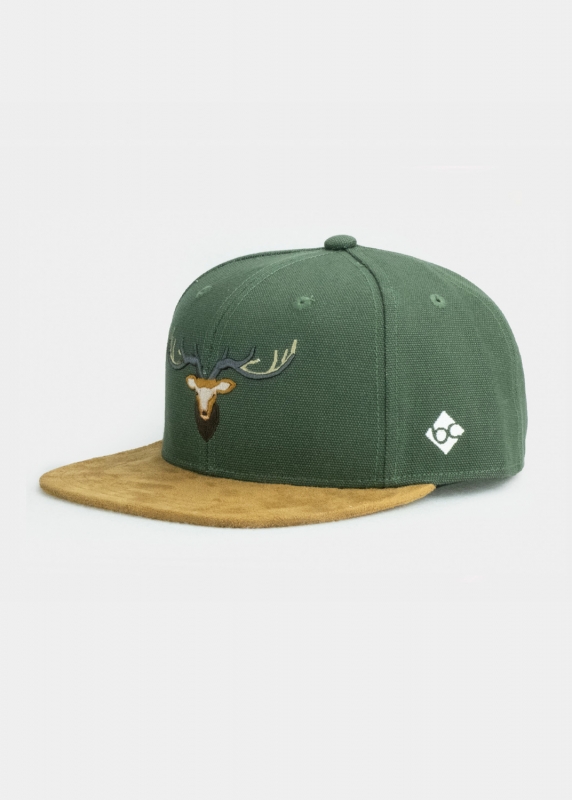 "Waldhirsch" - dunkelgrün (Snapback)