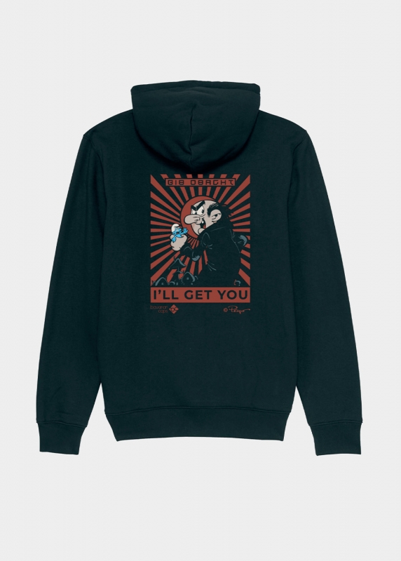 Hoodie "Gargarmel" - schwarz