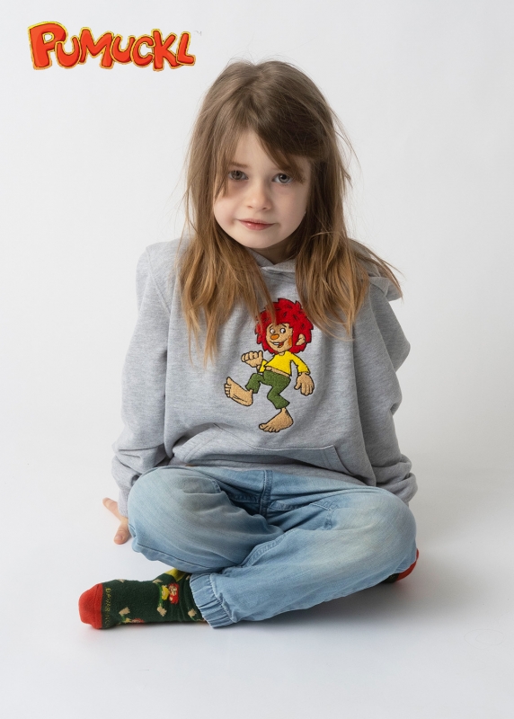 Hoodie "Pumuckl" - grau (Kinder)