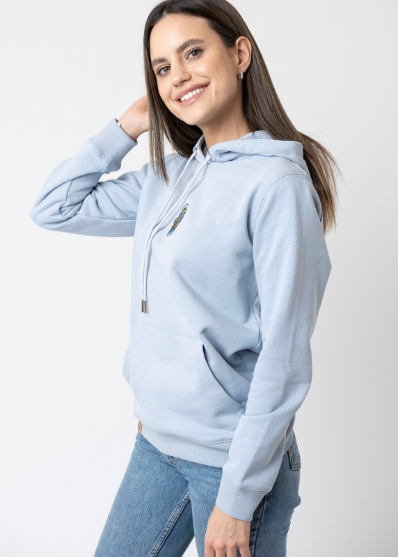 Hoodie "Schlumpfine" - hellblau