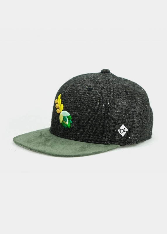"Hopfen-Amore" - dunkelgrau (Snapback)