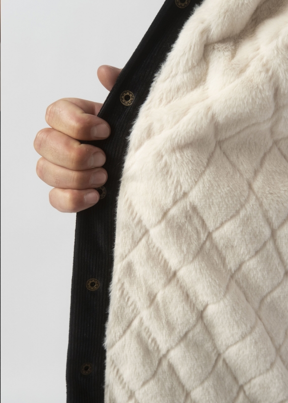 Hemdjacke "Hardkord" - black