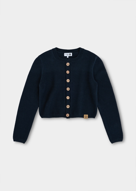 Strickjackerl "Ida" - dunkelblau