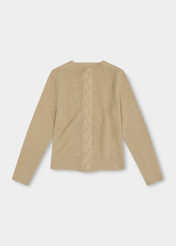 Strickjacke "Martha" - hellbraun