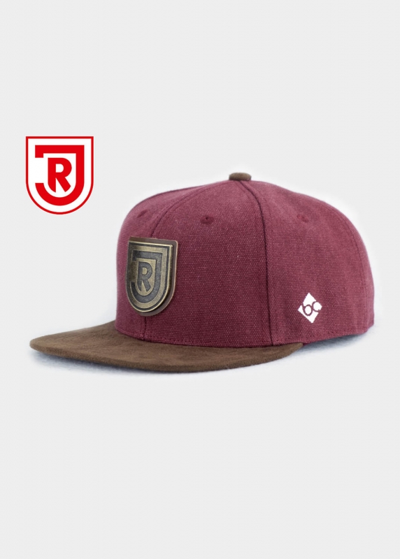 Cap "Jahn Regensburg" - dunkelrot (Snapback)