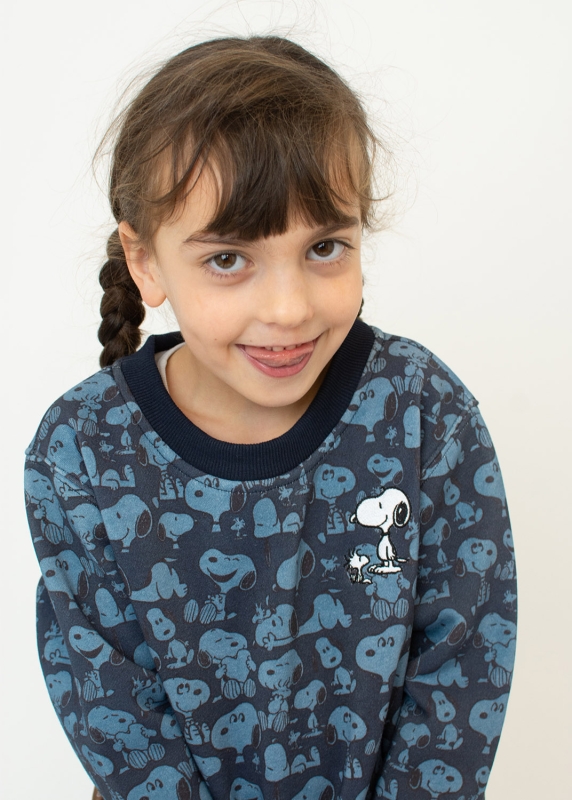 Sweater "Peanuts" - dunkelblau (Kinder)