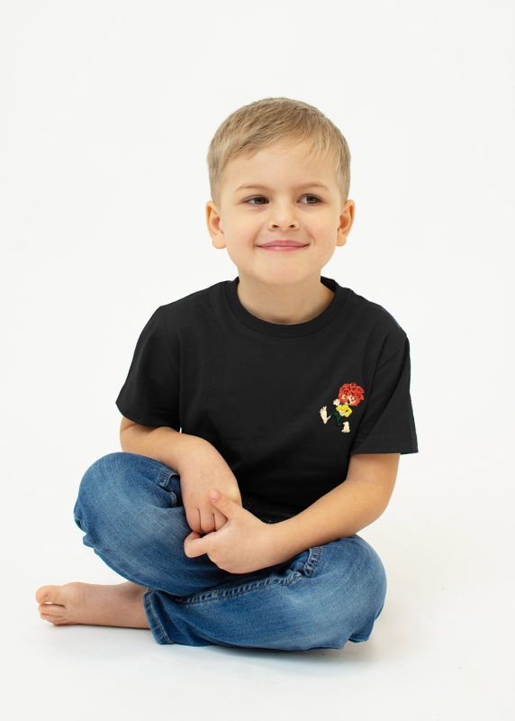 T-Shirt "Grantig by nature" - schwarz, v2 (Kinder)