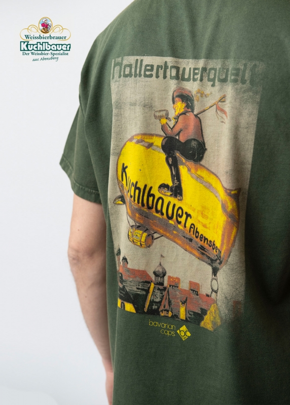 Retro-Shirt "Kuchlbauer" - dunkelgrün