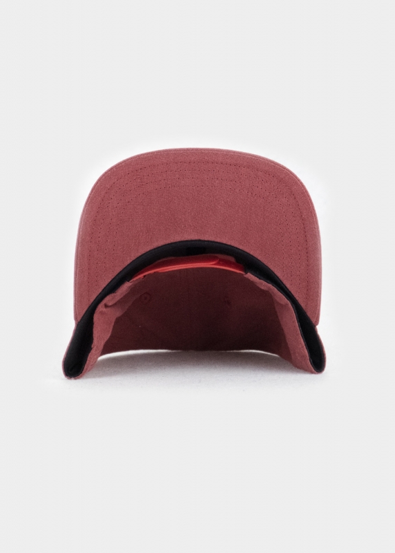 "Edelweiß Leinen" - karminrot (Snapback)