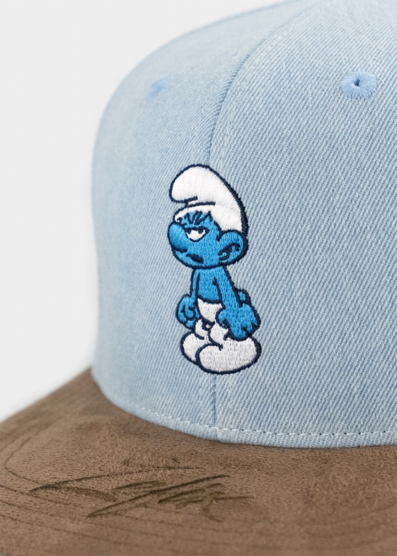 Cap "Muffi, Zefix" - hellblau (Snapback)