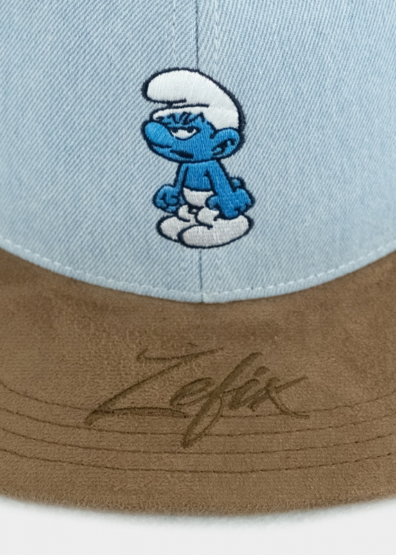 Cap "Muffi, Zefix" - hellblau (Snapback)