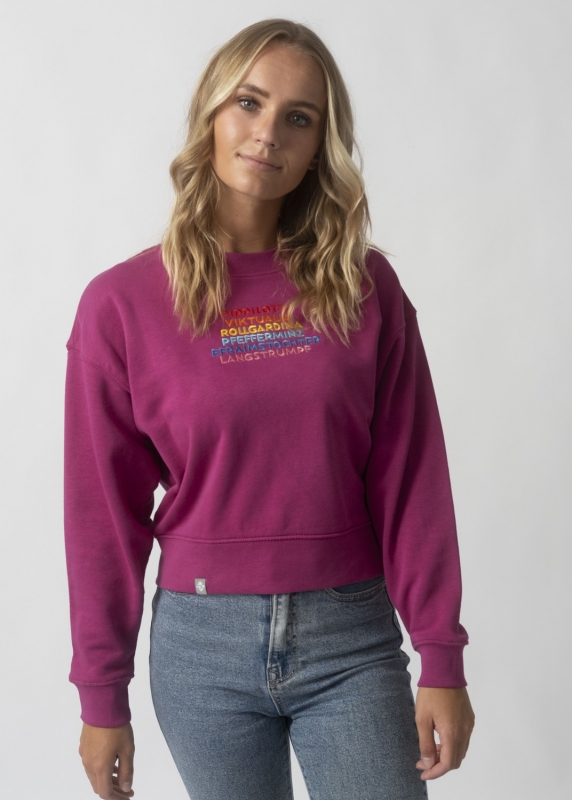 Sweater "Pippilotta Viktualia" - orchidee