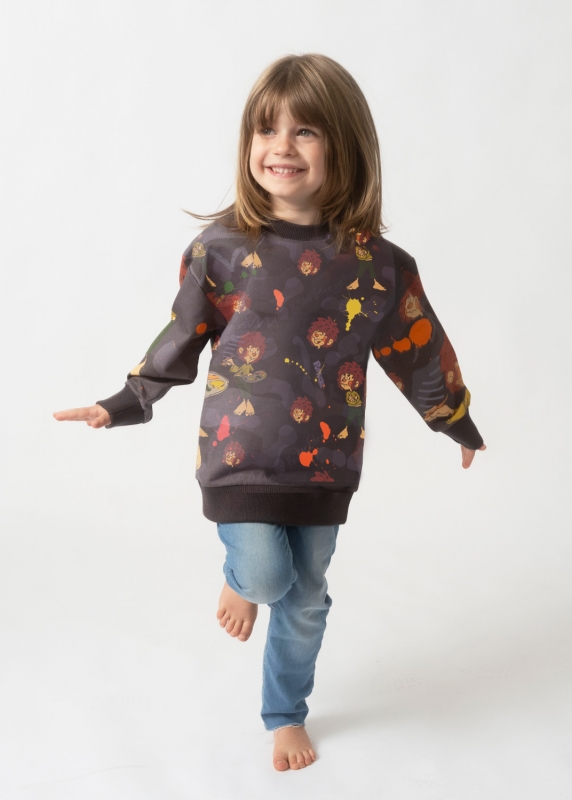 Sweater "Pumuckl Malt" - dunkelblau, Kinder