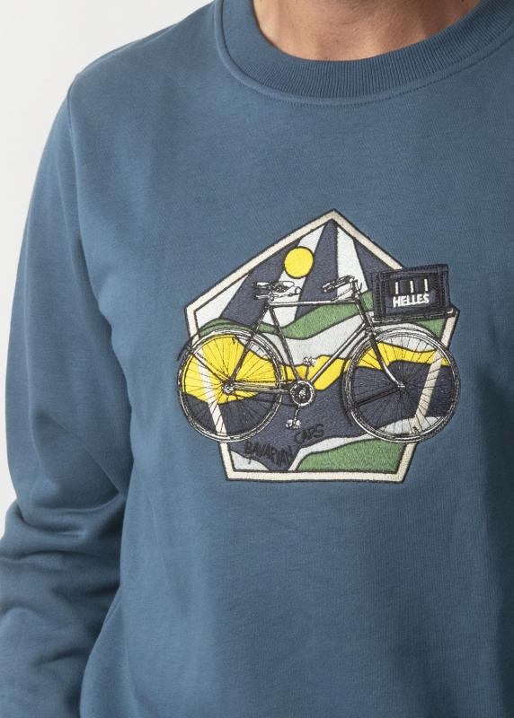 Sweater "Expresslieferdienst" - petrol