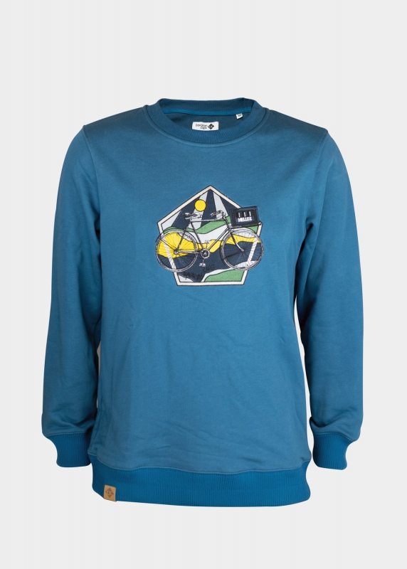 Sweater "Expresslieferdienst" - petrol