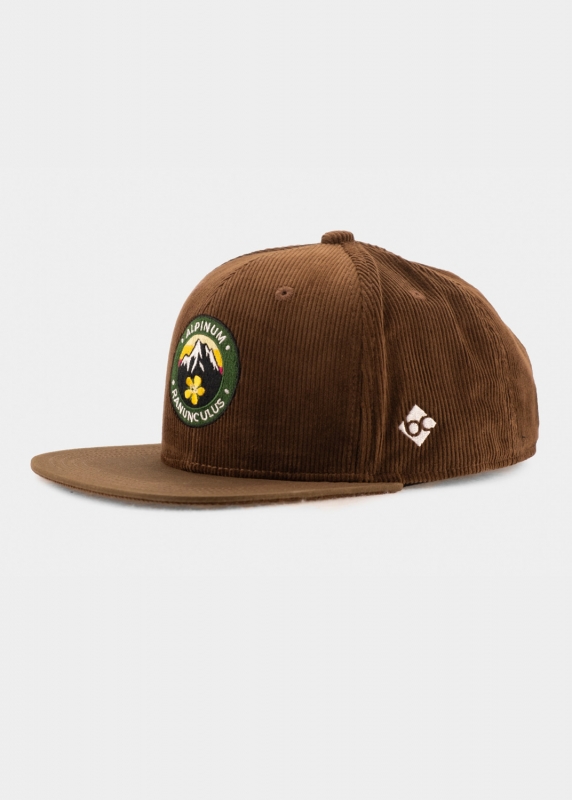 "Alpinum Ranunculus" - braun (Snapback)