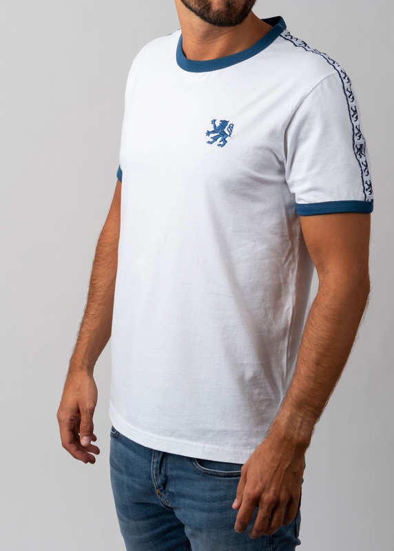 Retro-Shirt "1860: Löwenstick" - weiß
