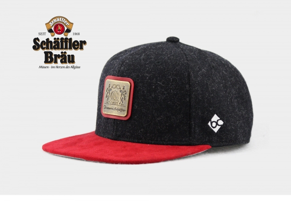 "Schäffler" - schwarz/rot (Snapback)