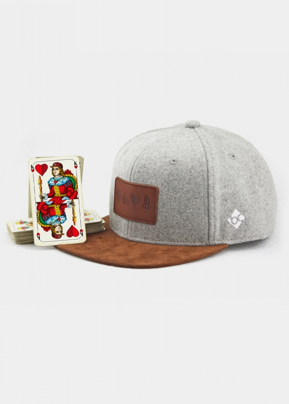 "Schafkopf" - hellgrau (Snapback)