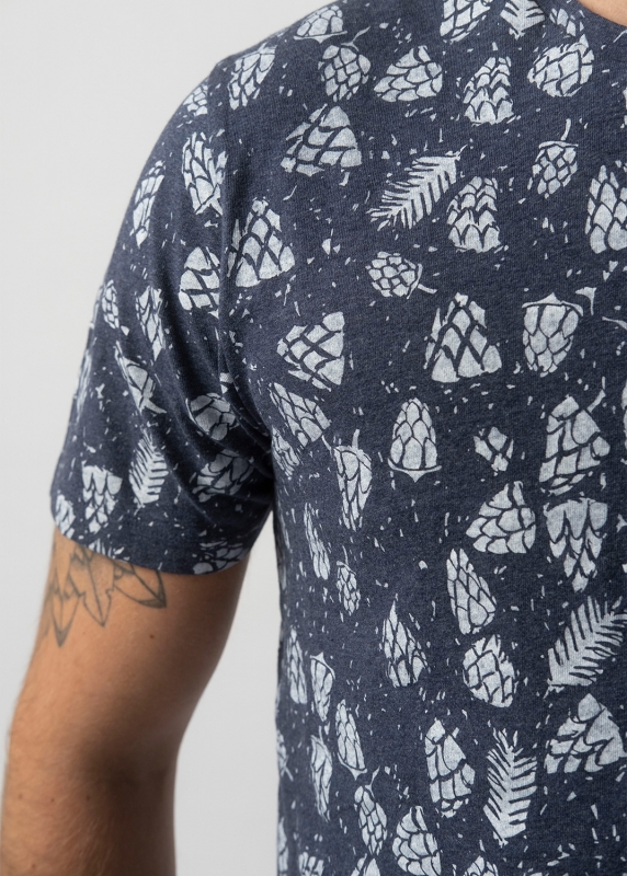 T-Shirt "Hopfenernte" - dunkelblau