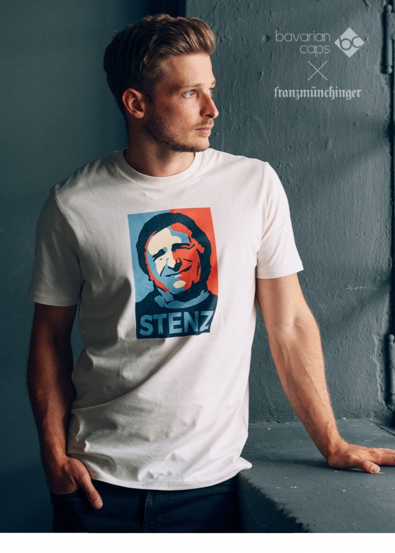 T-Shirt "Stenz" - altweiß