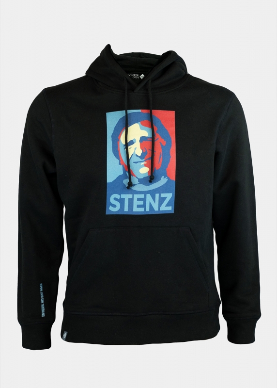 Hoodie "Stenz", schwarz