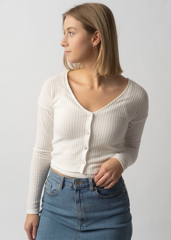Strickjackerl "Kathi" - white