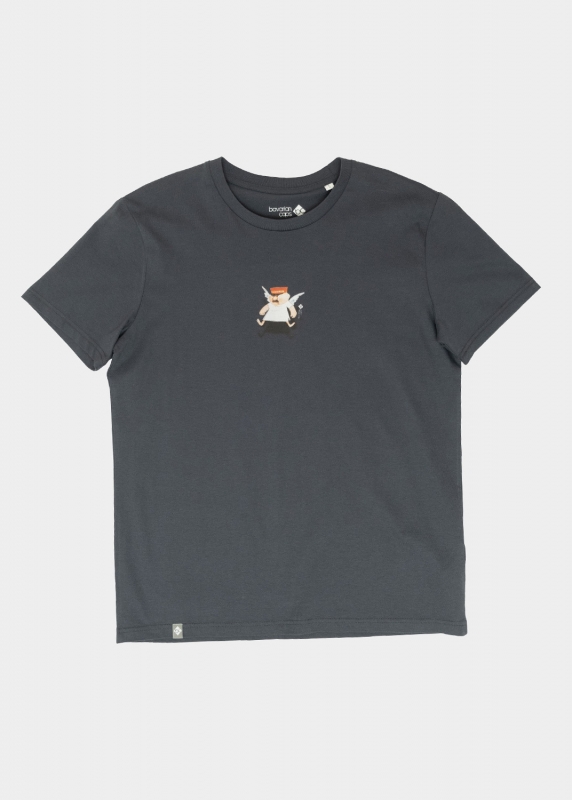 T-Shirt "Aloisius, Sacklzement" - anthrazit
