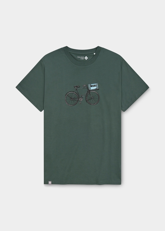 T-Shirt "Expresslieferdienst" - dunkelgrün