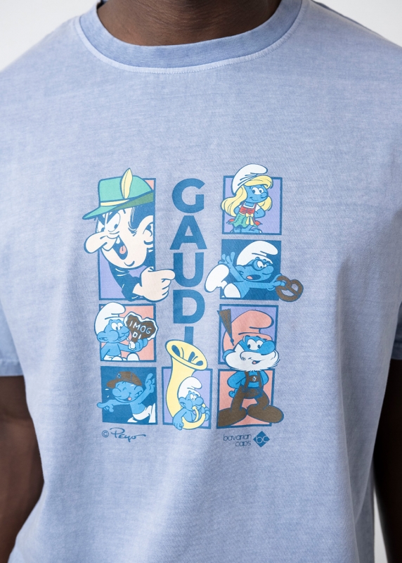 T-Shirt "Volksfest-Gaudi" - greyblue