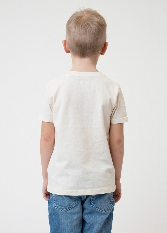 T-Shirt "Kracherlexpress" - naturcreme (Kinder)