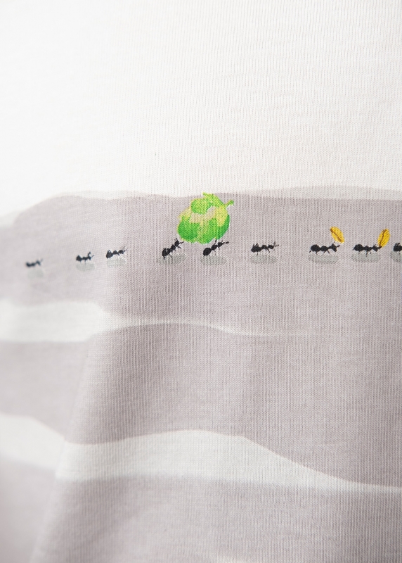 T-Shirt "Pilgerreise" - hellbeige