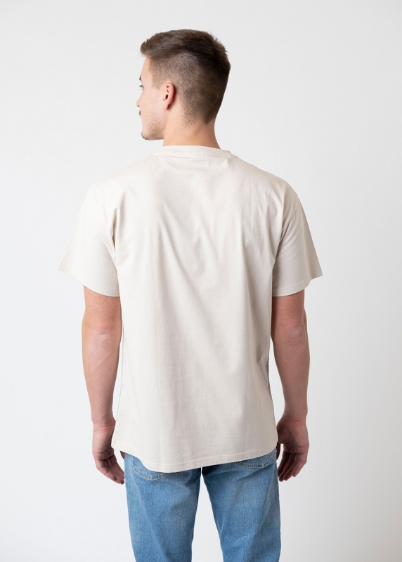 T-Shirt "Pilgerreise" - hellbeige