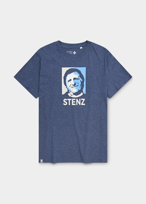 T-Shirt "Stenz" - dunkelblau