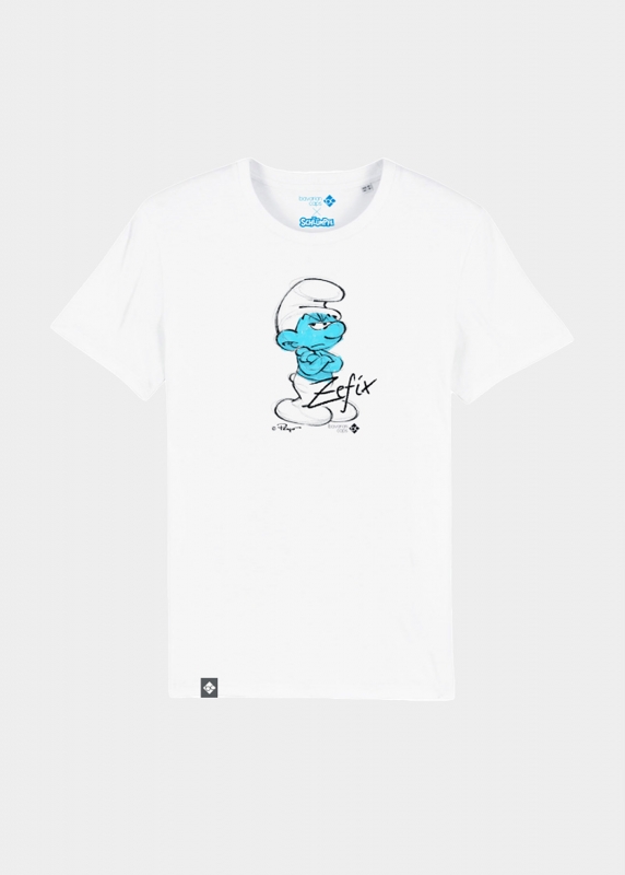T-Shirt "Muffi, Zefix" - weiß