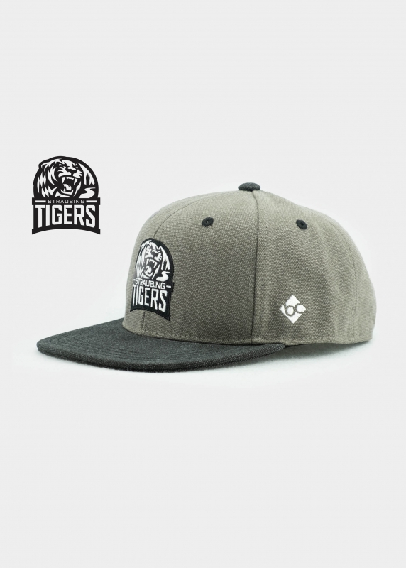 "Straubing Tigers" - dunkelgrau (Snapback)