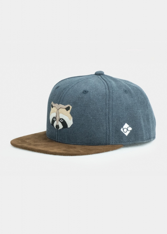 "Waschbär" - dunkelgrau (Snapback)