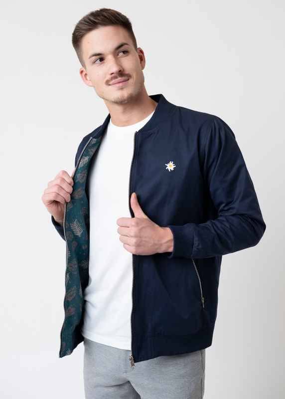 Blouson "Hopfenernte", dunkelblau (Wendejacke)