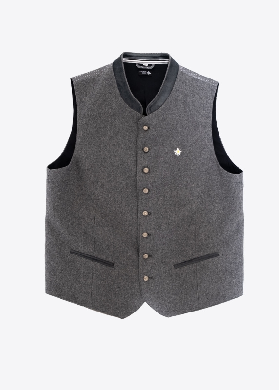 Weste "Karl Otto" - dark grey