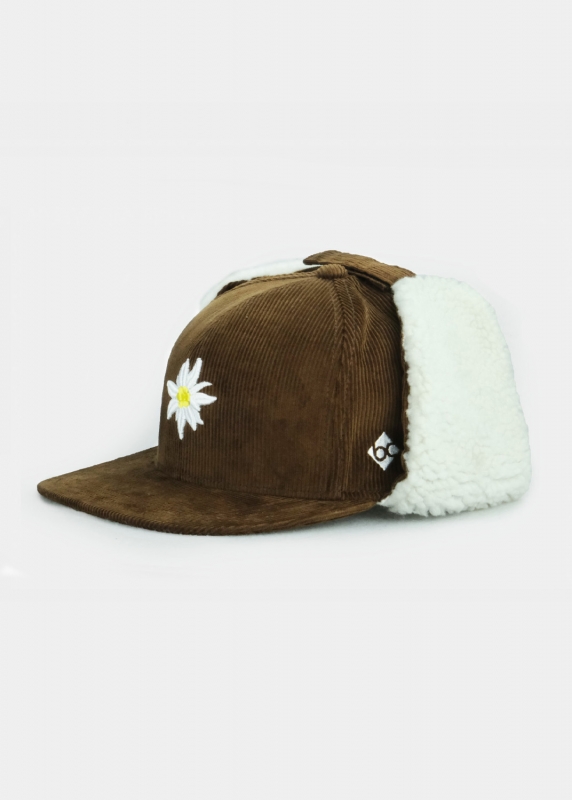 "Edelweiß Wintertraum" - dunkelbraun (Strapback)