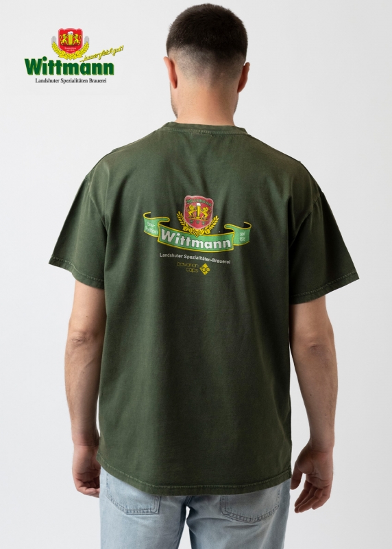 Retro-Shirt "Wittmann" - dunkelgrün