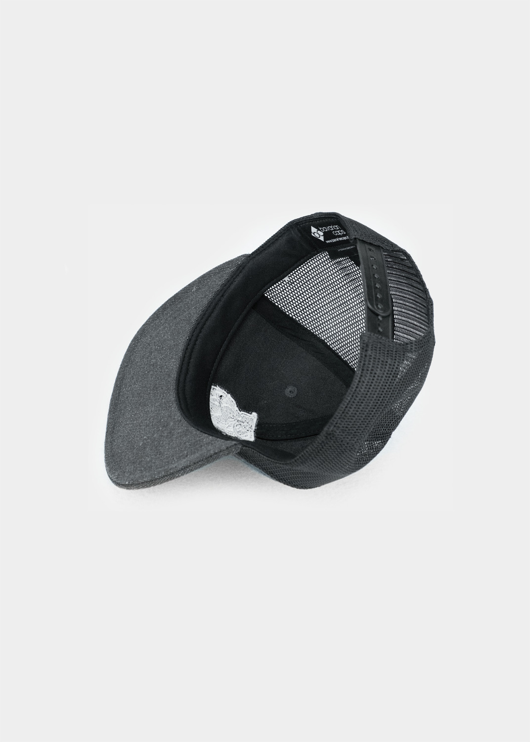 Black mesh baseball cap discount